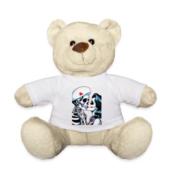 Skelett Paar - Teddy - Weiß - Vorne