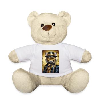 Steampunk Katze 1.17 - Teddy - Weiß - Vorne