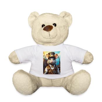 Rat steampunk 1.1 - Nounours - blanc - Devant
