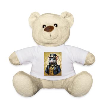 Steampunk Ratte 1.15 - Teddy - Weiß - Vorne