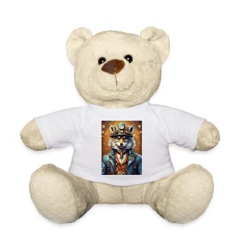 Steampunk Wolf 1.11 - Teddy - Weiß - Vorne