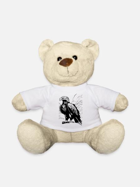 Adler: Flügel der Freiheit - Teddy - Weiß