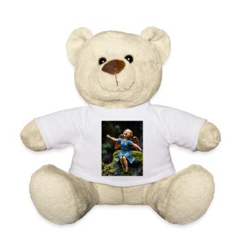 Lachender Engel - Teddy - Weiß - Vorne