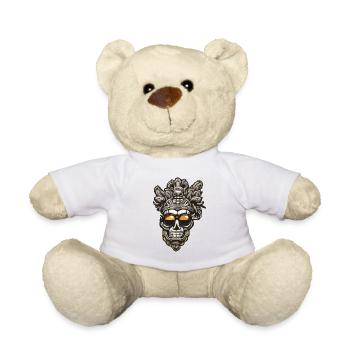 Mayan / High Culture / Peru / Mayan Calendar / Motif - Teddy Bear - white - Front