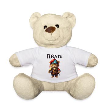 Chat pirate de Pi Day - Nounours - blanc - Devant