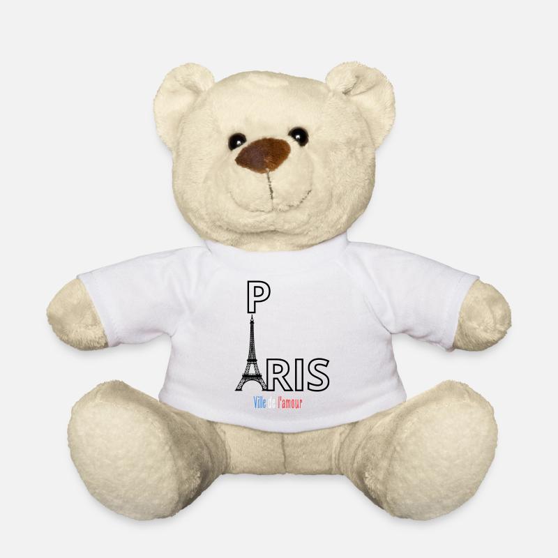 Paris - Teddy Bear - white