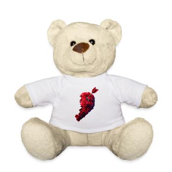 Partenaire cardiaque à droite - Nounours - blanc - Devant