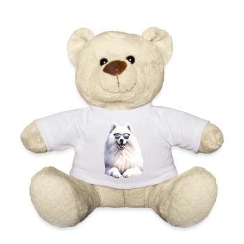 Samojeden Hund Geschenke Niedlicher Samojeden Hund Grafik - Teddy - Weiß - Vorne