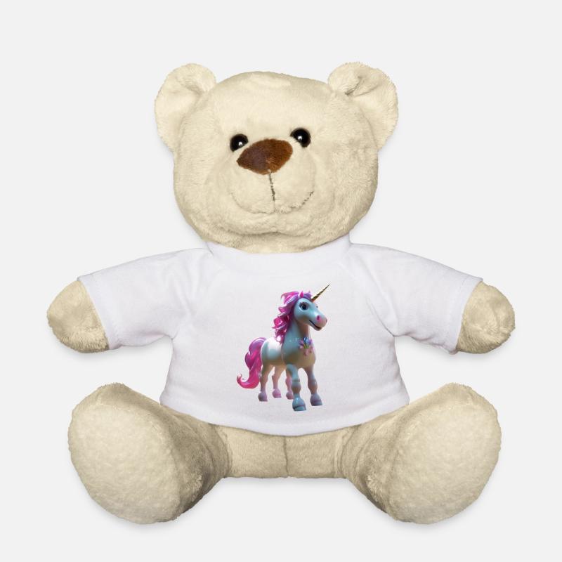 Licorne - Nounours - blanc