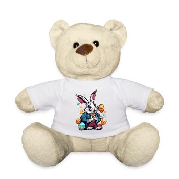 Lapin de Pâques / Pâques / Oeufs / Vacances / Pâques - Nounours - blanc - Devant