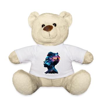Silhouette / Wald / Porträt / Bäume / Person - Teddy - Weiß - Vorne