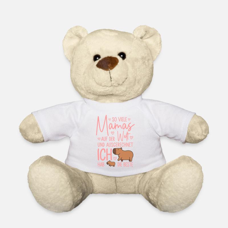 So viele Mamas Beste Mama Baby Muttertag Geschenk - Teddy - Weiß