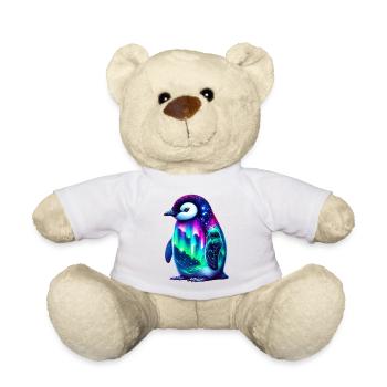 Manchot aurore boréale - Nounours - blanc - Devant