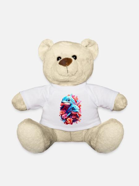 Delfin Dolphin V1 24 02 - Nounours - blanc