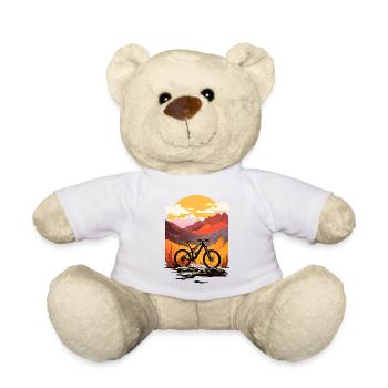 Cycling, Bike, Mountain, Vacation, Summer, Holidays, Vacation, Mount - Teddy Bear - white - Front
