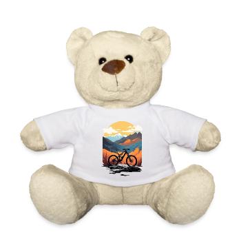 Cycling, Bike, Mountain, Vacation, Summer, Holidays, Vacation, Mount - Teddy Bear - white - Front
