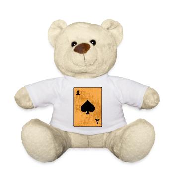 Poker Casino Jeu de cartes Jeux d’argent - Nounours - blanc - Devant