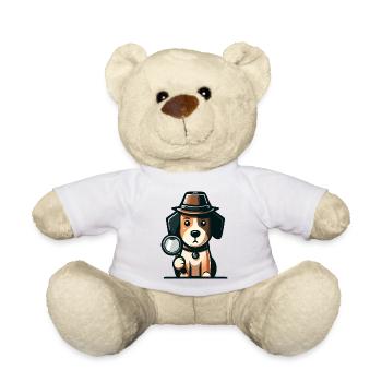 Mystery Hound: The Case of the Curious Canine - Teddy Bear - white - Front