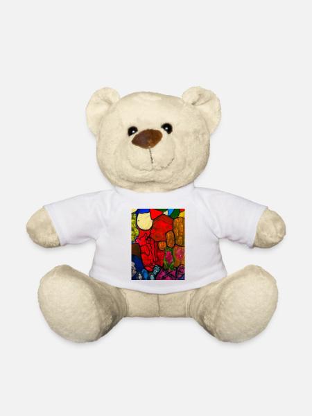 Artful design - Teddy Bear - white
