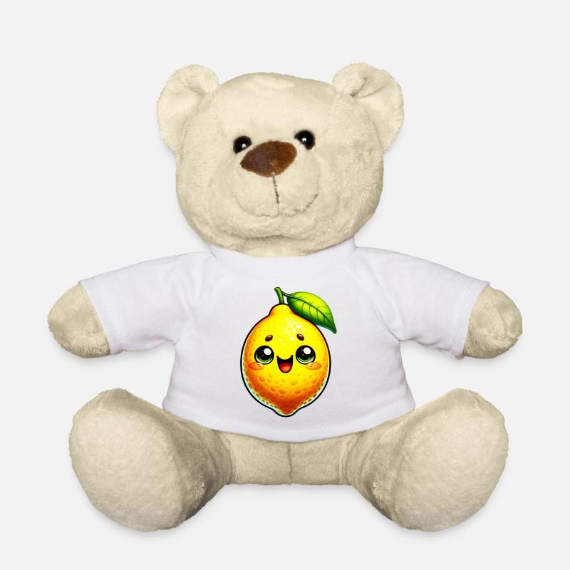 Zitrone Zitronen - Teddy - Weiß