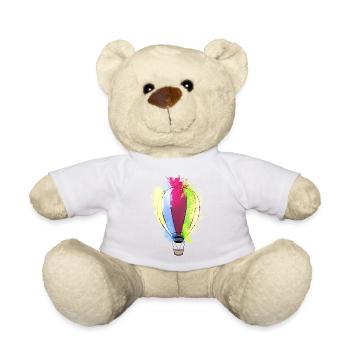 Vol en montgolfière Sky I Gift - Nounours - blanc - Devant