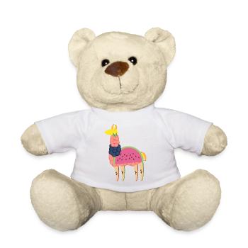 Lama fruité Bonne Humeur - Nounours - blanc - Devant