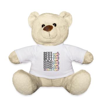 Bester Papa der Welt seit 1999 Vatertag - Teddy - Weiß - Vorne