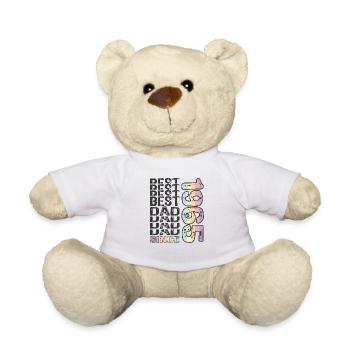 Bester Papa der Welt seit 1965 Vatertag - Teddy - Weiß - Vorne