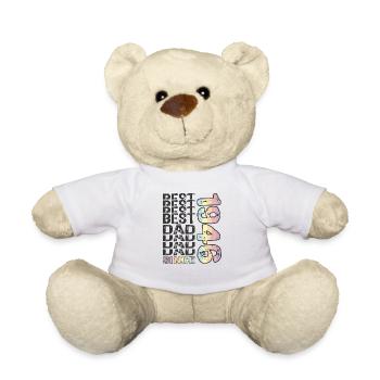 Best dad in the world since 1946 Father's Day - Teddy Bear - white - Front