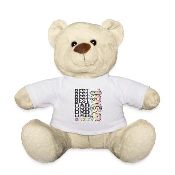 Meilleur papa du monde depuis 1968 Fête des pères - Nounours - blanc - Devant
