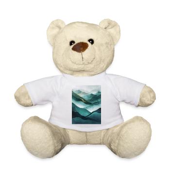Poster Geo Nature Paint 5 - Teddy - Weiß - Vorne