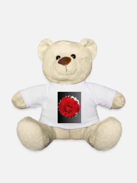 Rose in Sonnenform - Teddy - Weiß