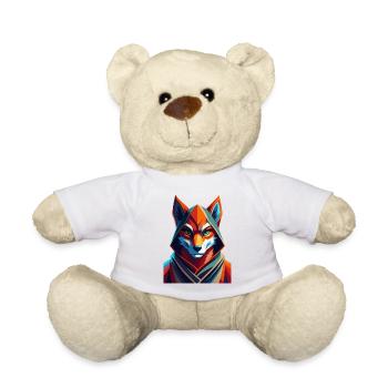 Fuchs gekleidet - Teddy - Weiß - Vorne
