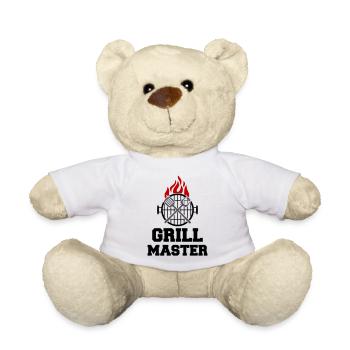 Grill Master BBQ - Teddy Bear - white - Front