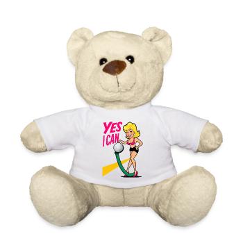 Golfball und Gartenschlauch - Teddy - Weiß - Vorne