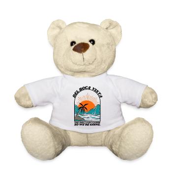 Del Boca Vista, Florida. Vintage - Teddy - Weiß - Vorne