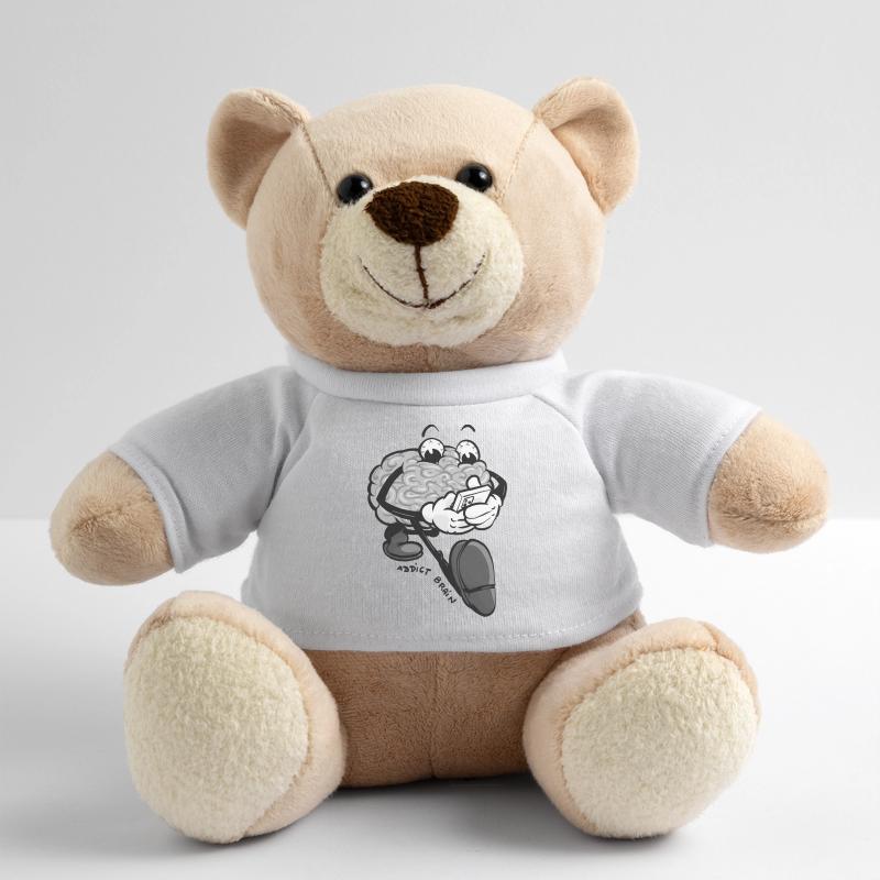 Brain Addict - graue Version Teddy