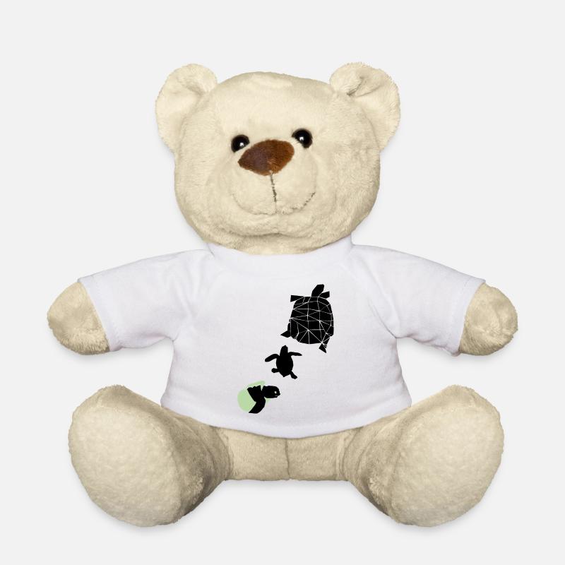 Turtle - Teddy Bear - white