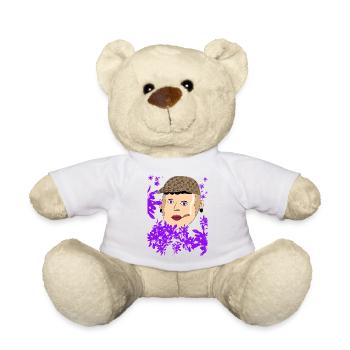 Talahon Kinderzeichnung - Teddy - Weiß - Vorne