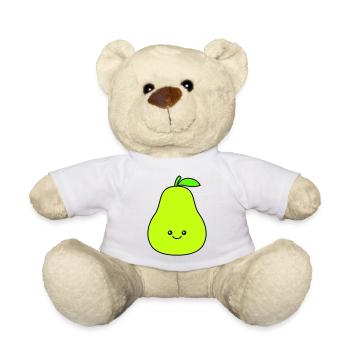 birne comic - Teddy - Weiß - Vorne