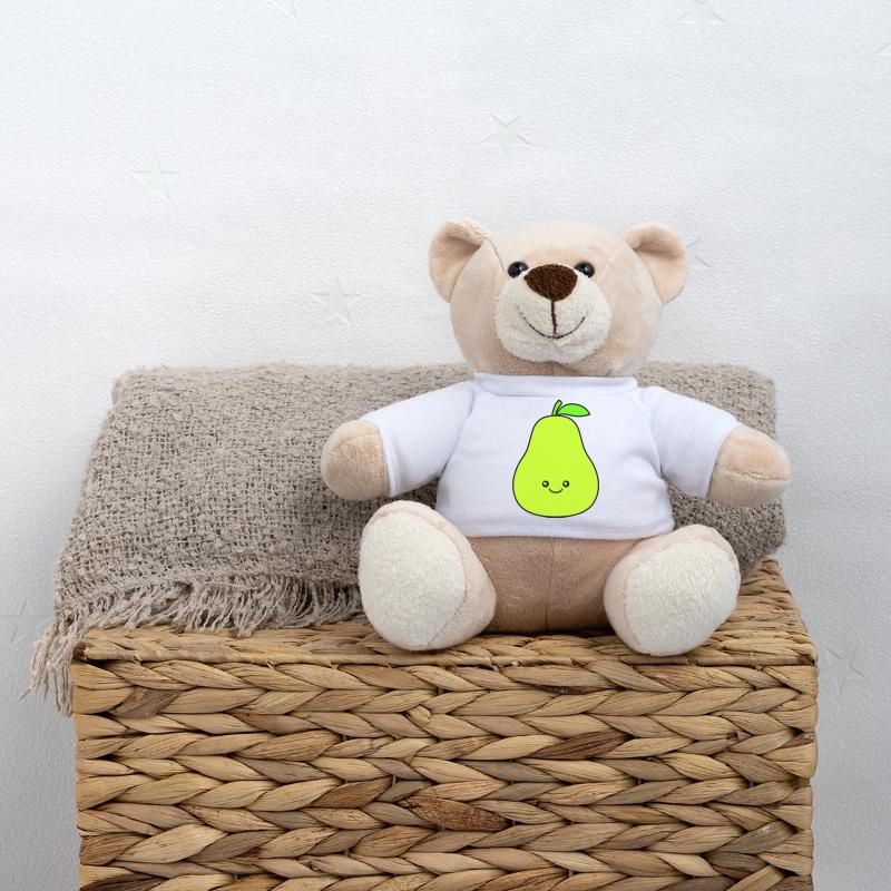 Pear Comic Teddy Bear