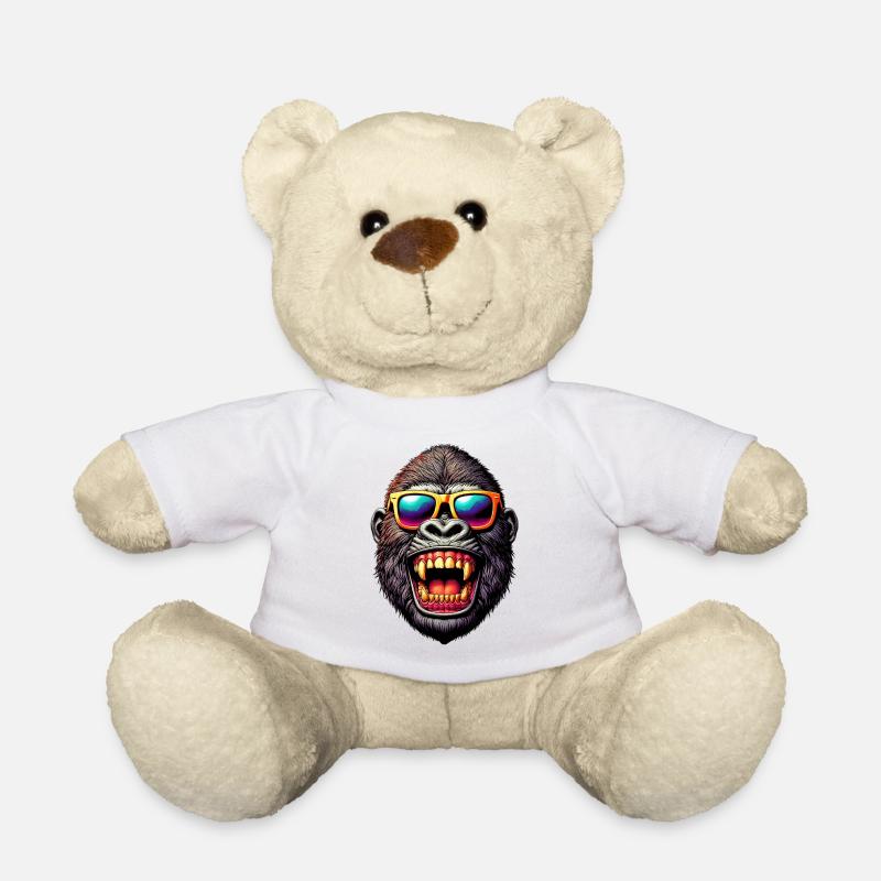 Gorilla - Teddy - Weiß
