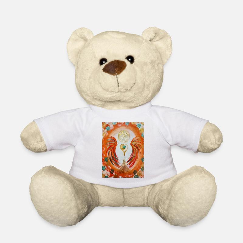 Herzengel der Verschränkung - Teddy - Weiß