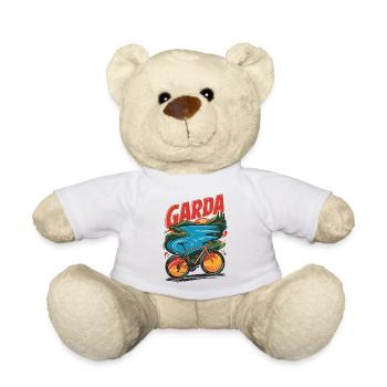 Garda Lake Scenic Bicycle Design - Teddy Bear - white - Front