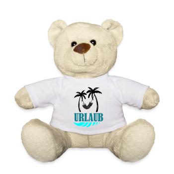 Palmiers Vacances Relax - Nounours - blanc - Devant