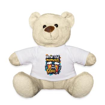 BRAUMOMENTE IN JEDEM GLAS, BIER - Teddy - Weiß - Vorne