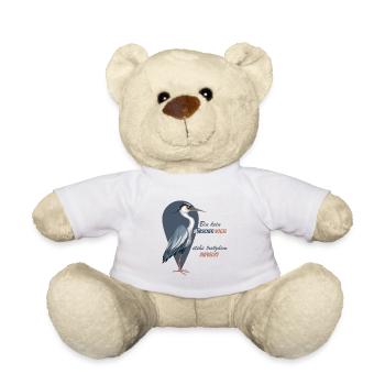 Je ne suis pas un bel oiseau - Nounours - blanc - Devant