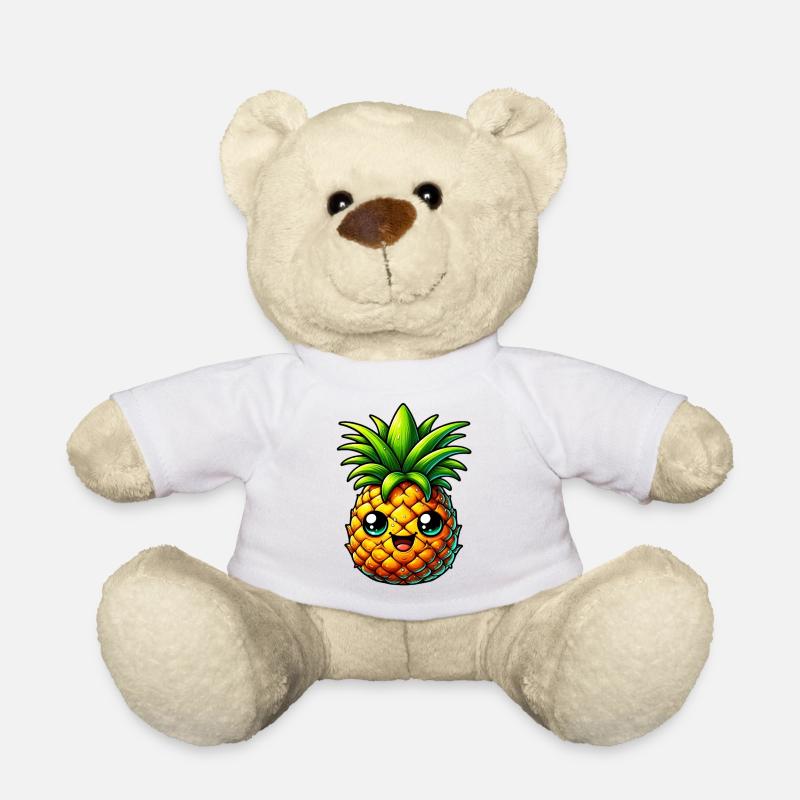 Ananas - Teddy - Weiß
