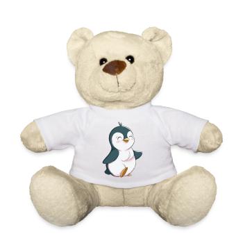 Cute Penguin - Teddy Bear - white - Front