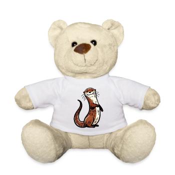 Otter - Teddy Bear - white - Front